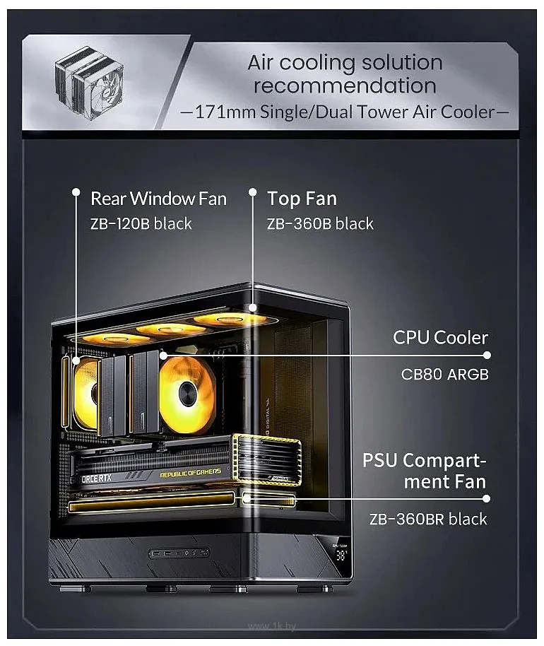 Фотографии Jonsbo D200 (черный) Фотографии Jonsbo D200 (черный)