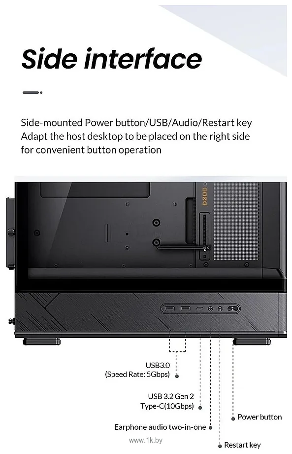 Фотографии Jonsbo D200 (черный) Фотографии Jonsbo D200 (черный)