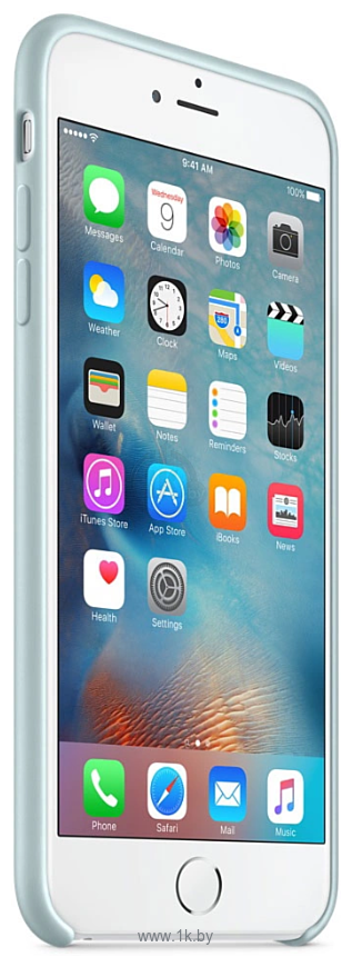 Фотографии Apple Silicone Case для iPhone 6 Plus/6s Plus (бирюзовый)