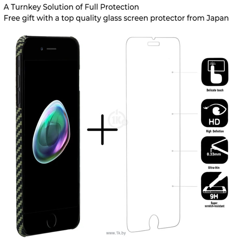 Фотографии Pitaka MagEZ Case Pro для iPhone 7 Plus (twill, черный/желтый)