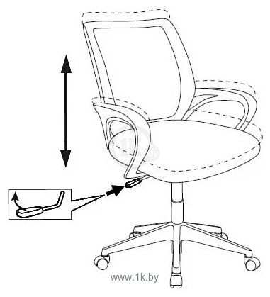 Фотографии Stool Group TopChairs ST-Basic (черный/красный)