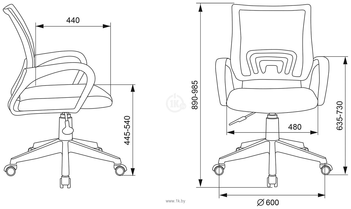 Фотографии Stool Group TopChairs ST-Basic (черный/красный)