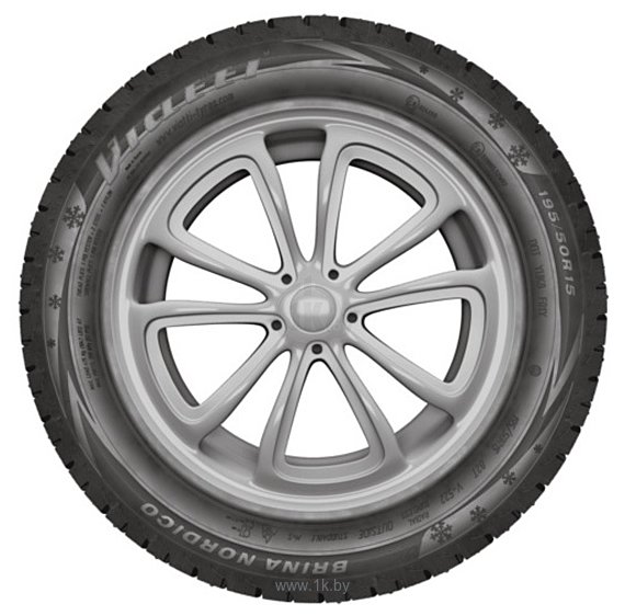 Фотографии Viatti Brina Nordico V-522 195/55 R15 85H (шипы)