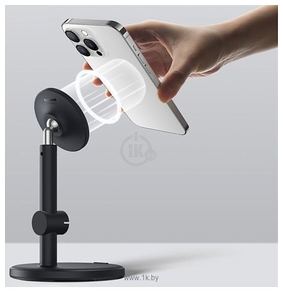 Фотографии Baseus MagicPro Magnetic Desktop Phone Stand (черный)