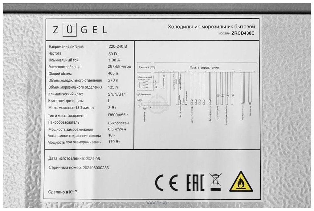 Фотографии ZUGEL ZRCD430C