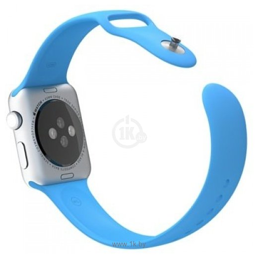 Фотографии Apple Watch Sport 42mm Silver with Blue Sport Band (MJ3Q2)