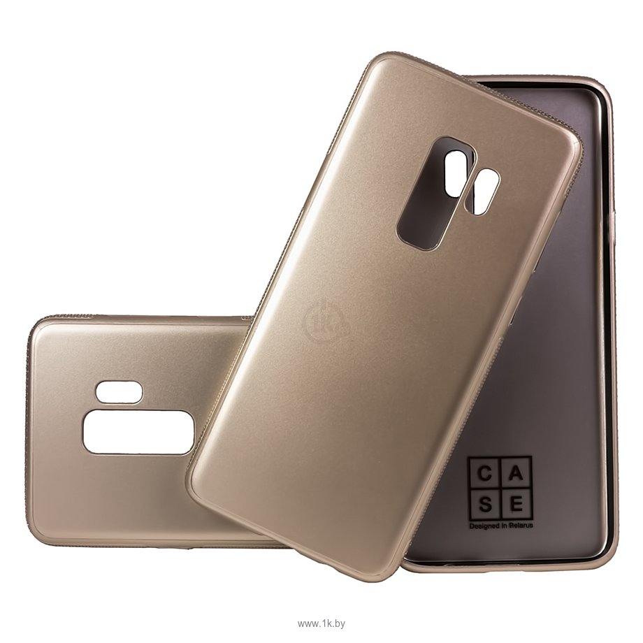 Фотографии Case Deep Matte для Samsung Galaxy S9 plus (золотистый)