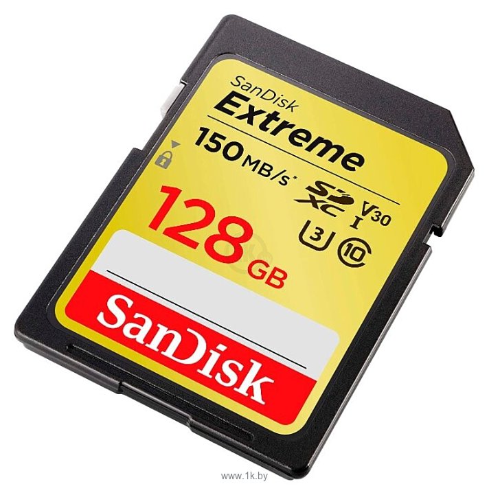 Фотографии SanDisk Extreme SDXC Class 10 UHS Class 3 V30 150MB/s 128GB