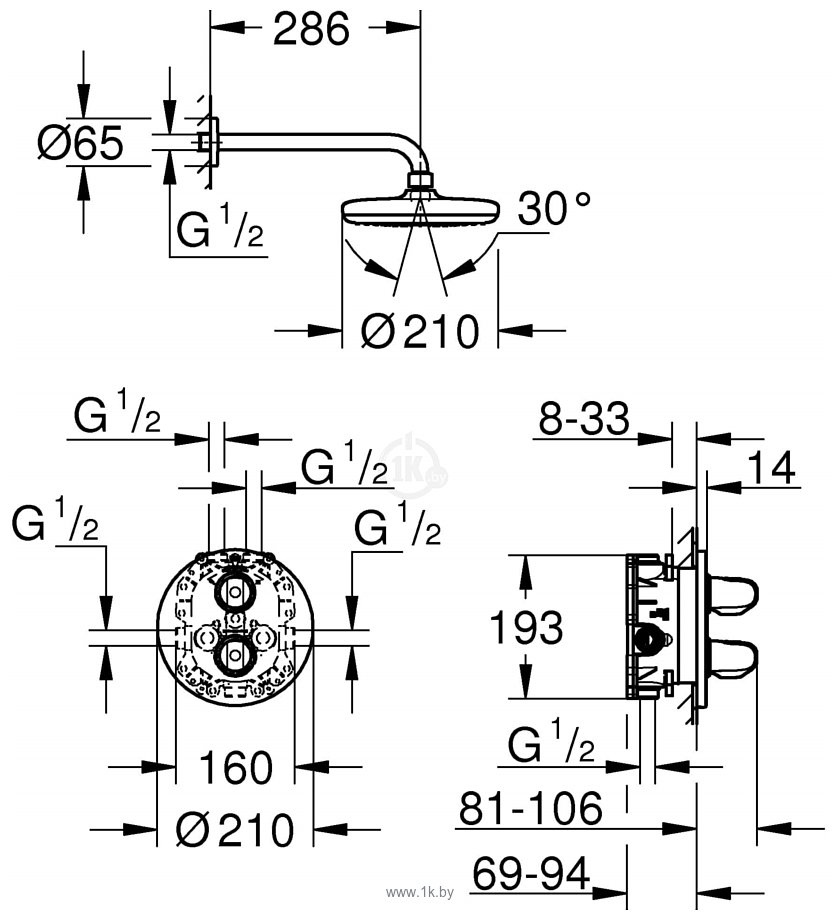 Фотографии Grohe Grohtherm 1000 34582001