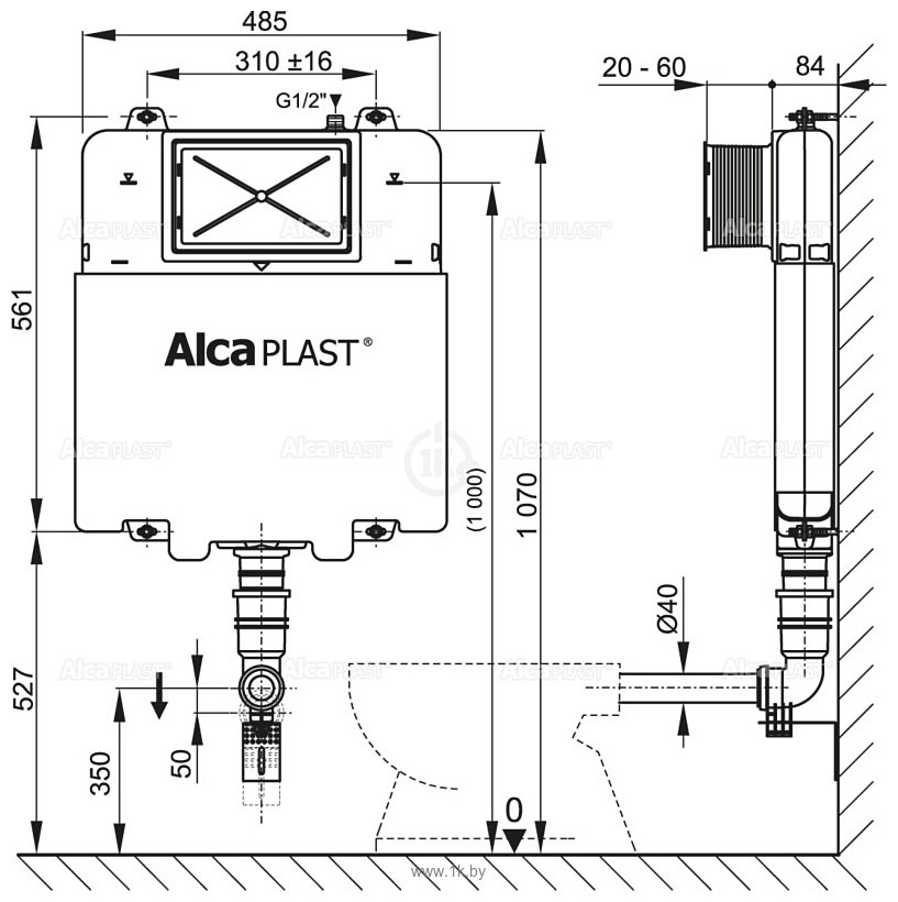 Фотографии Alcaplast A1112B