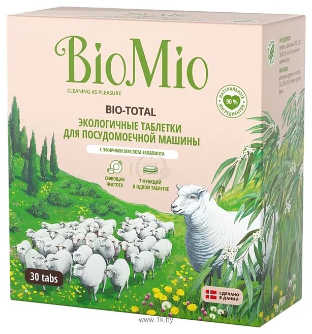 Фотографии BioMio Bio-Total 7 в 1 с маслом эвкалипта 30 шт