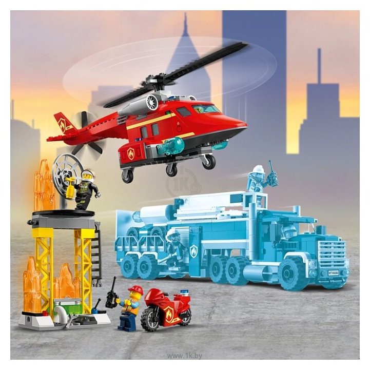 Фотографии LEGO City 60281 Спасательный пожарный вертолёт