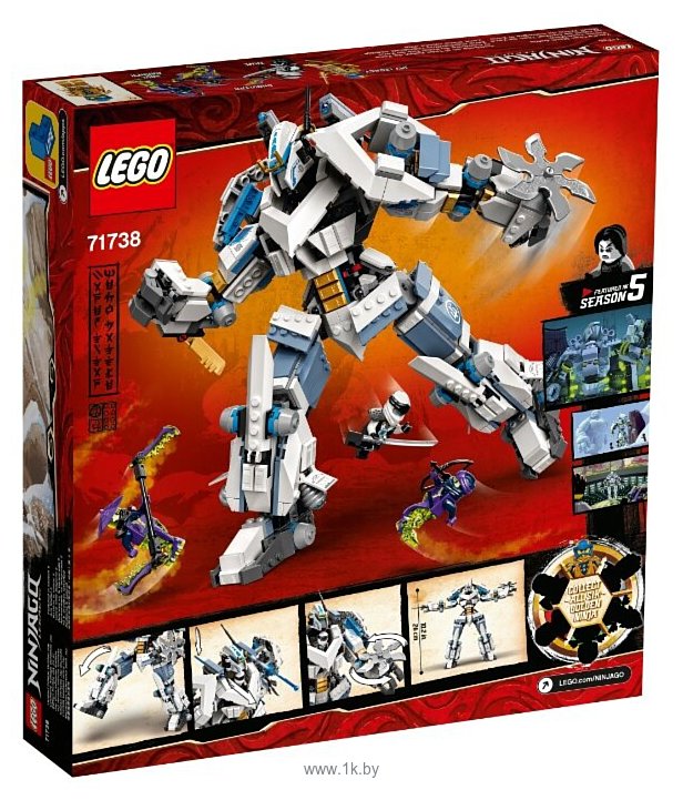 Фотографии LEGO Ninjago 71738 Битва с роботом Зейна