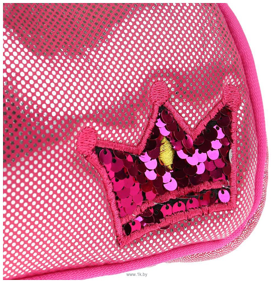 Фотографии Мой Питомец Пудель с короной в розовой сумочке из пайеток CT191052R1-19