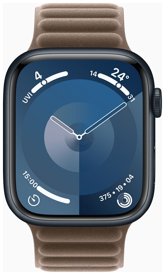 Фотографии Apple Watch Series 9 LTE 45 мм (алюминиевый корпус, замшевый ремешок M/L)