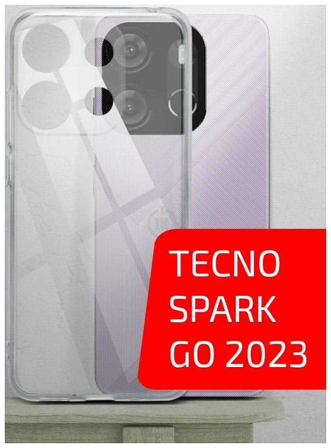 Фотографии Akami Clear для TECNO Spark Go 2023 (прозрачный)