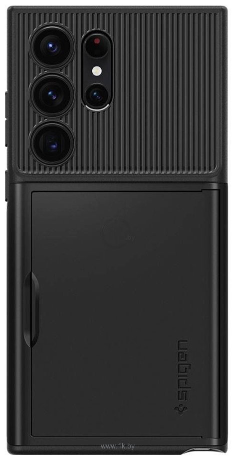 Фотографии Spigen Slim Armor CS для Galaxy S23 Ultra ACS05628 (черный)