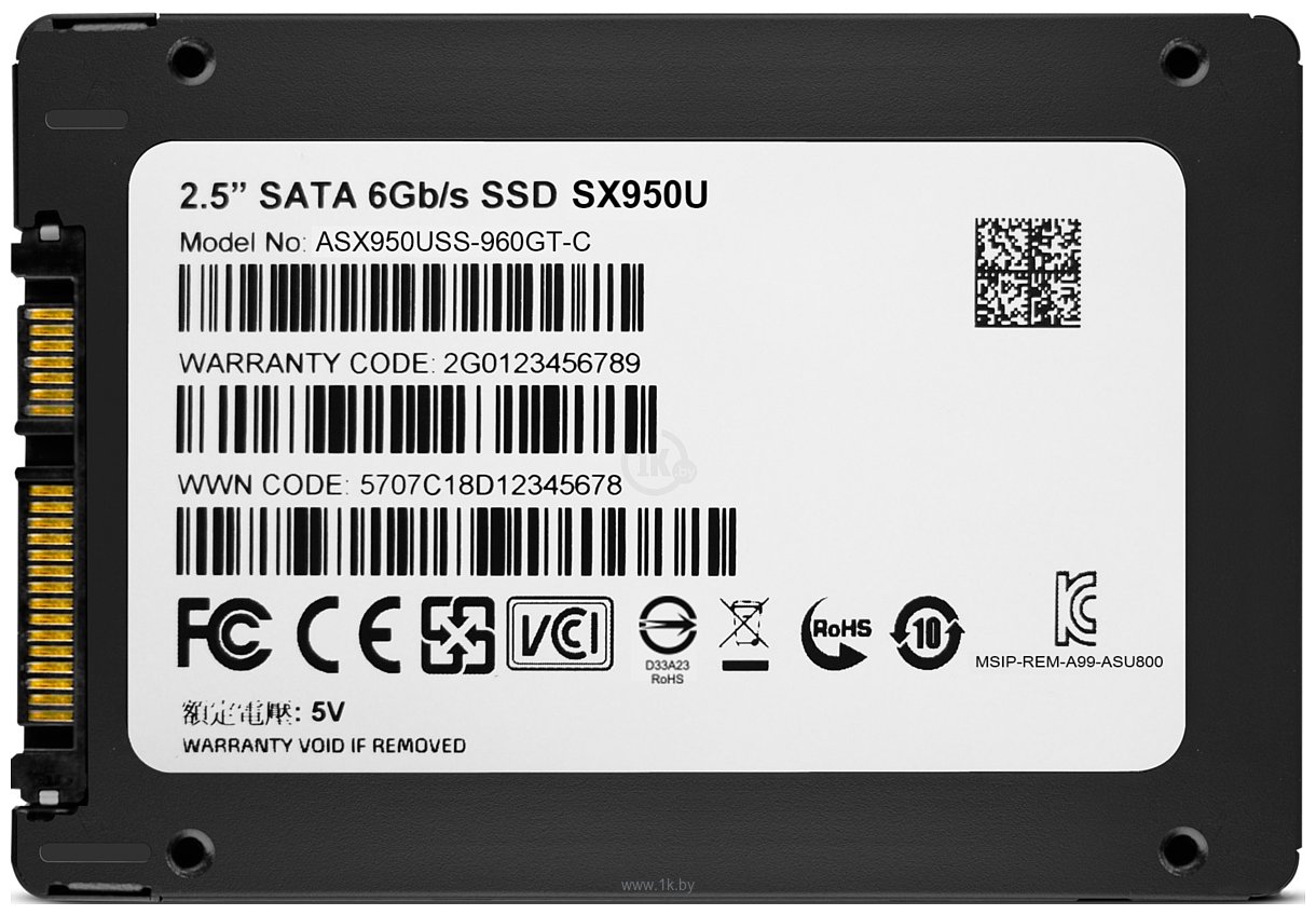 Фотографии ADATA XPG SX950U 960GB ASX950USS-960GT-C