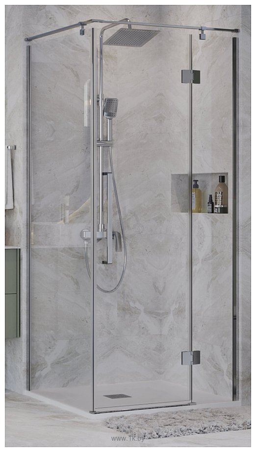 Фотографии Niagara NG-6631-34 90x90x195 (хром/прозрачное стекло) Фотографии Niagara NG-6631-34 90x90x195 (хром/прозрачное стекло)