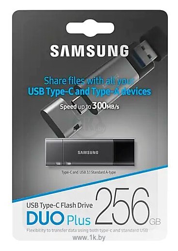 Фотографии Samsung USB 3.1 Flash Drive DUO Plus 256GB