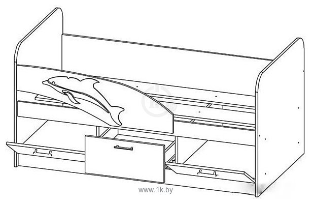 Фотографии Олмеко Дельфин 06.222 80x160 (дуб линдберг)