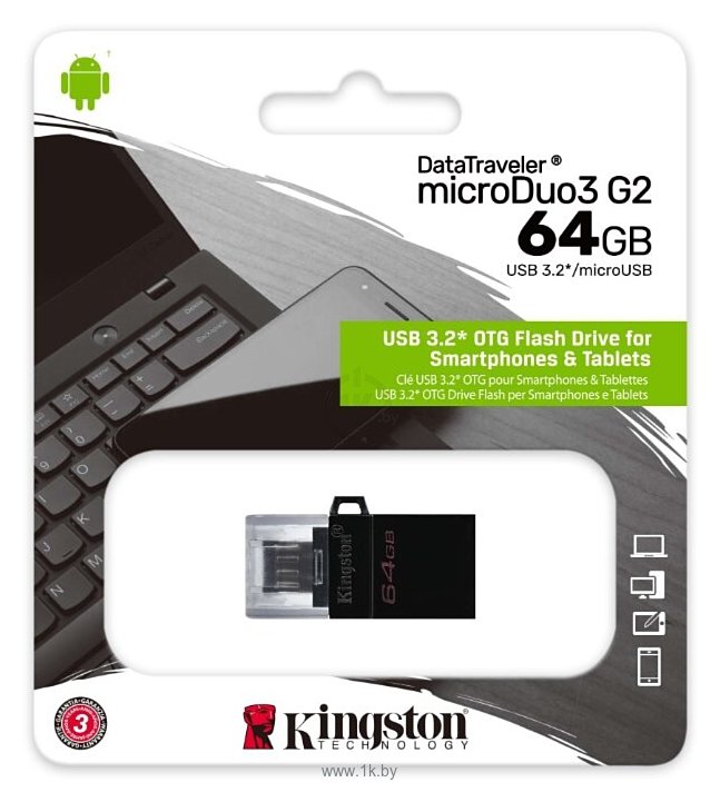 Фотографии Kingston DataTraveler microDuo 3.0 G2 64GB