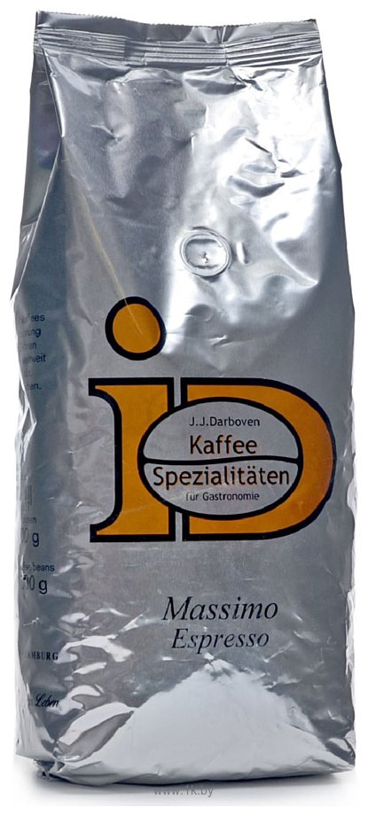 Фотографии J.J.Darboven Kaffee Spezialitaten Massimo Espresso в зернах 1000 г