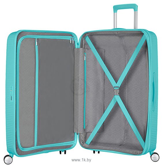 Фотографии American Tourister SoundBox Poolside Blue 77 см