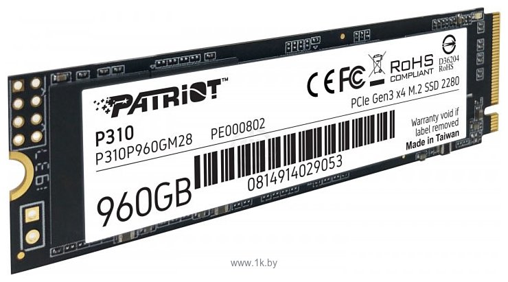 Фотографии Patriot P310 960GB P310P960GM28