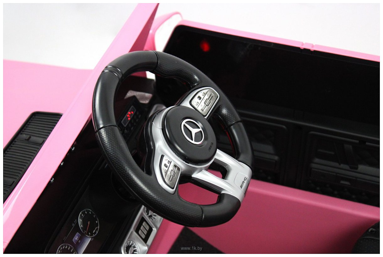 Фотографии RiverToys Mercedes-Benz G63 O111OO (розовый глянец)