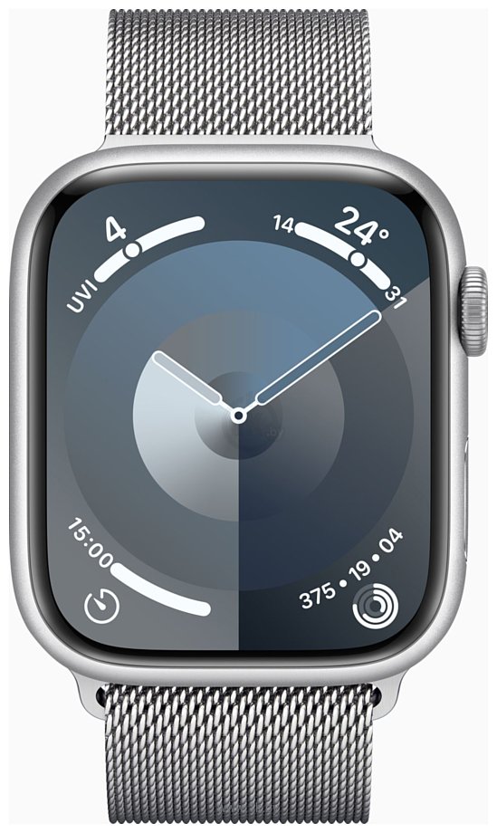 Фотографии Apple Watch Series 9 LTE 45 мм (алюминиевый корпус, миланский)