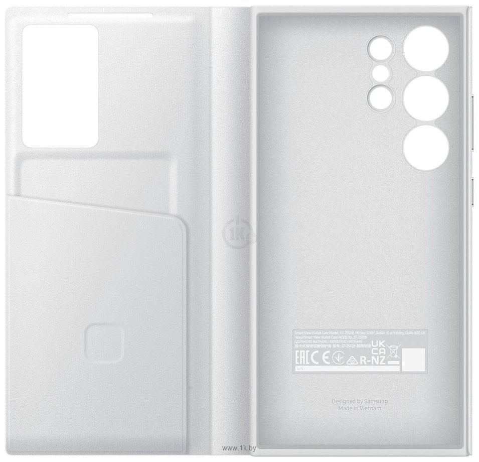 Фотографии Samsung View Wallet Case S24 Ultra (белый)