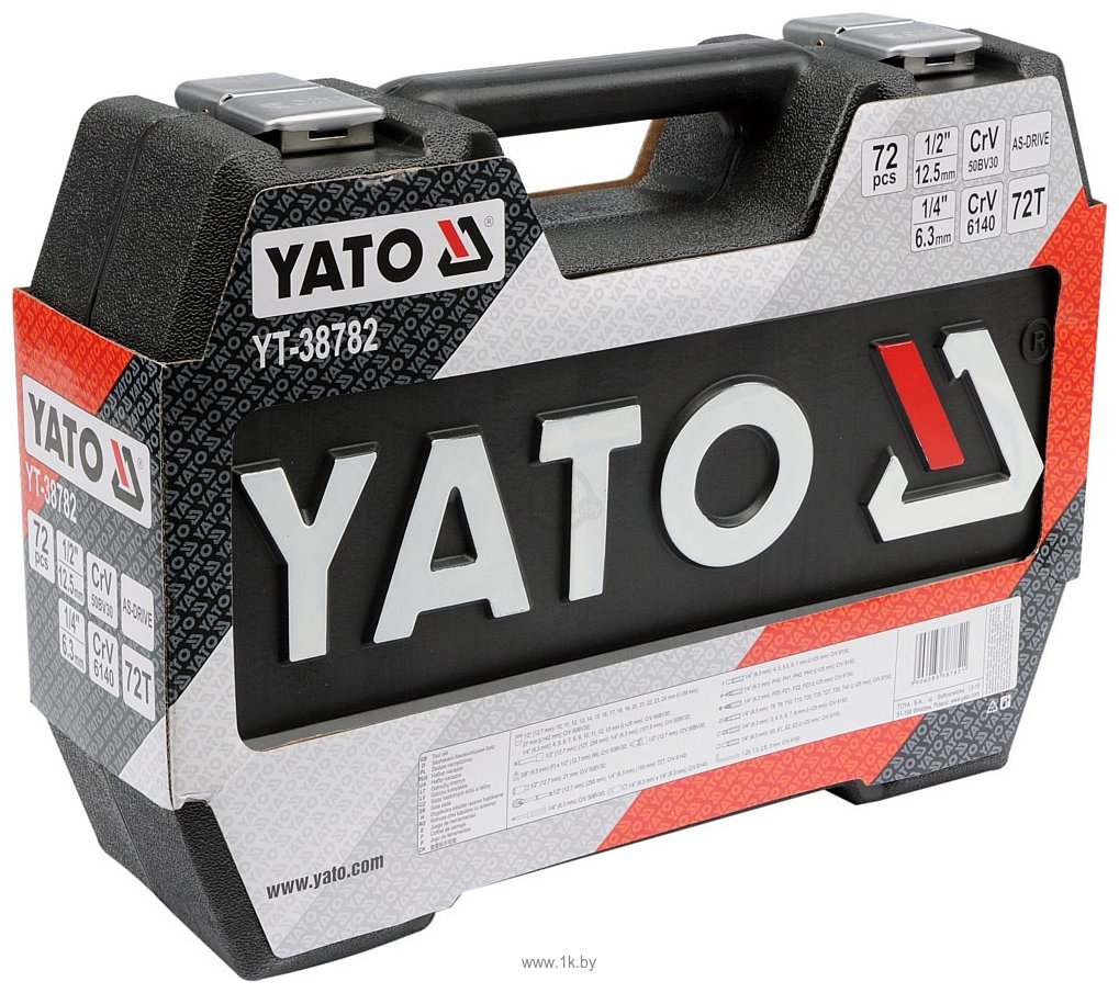 Фотографии Yato YT-38782 72 предмета