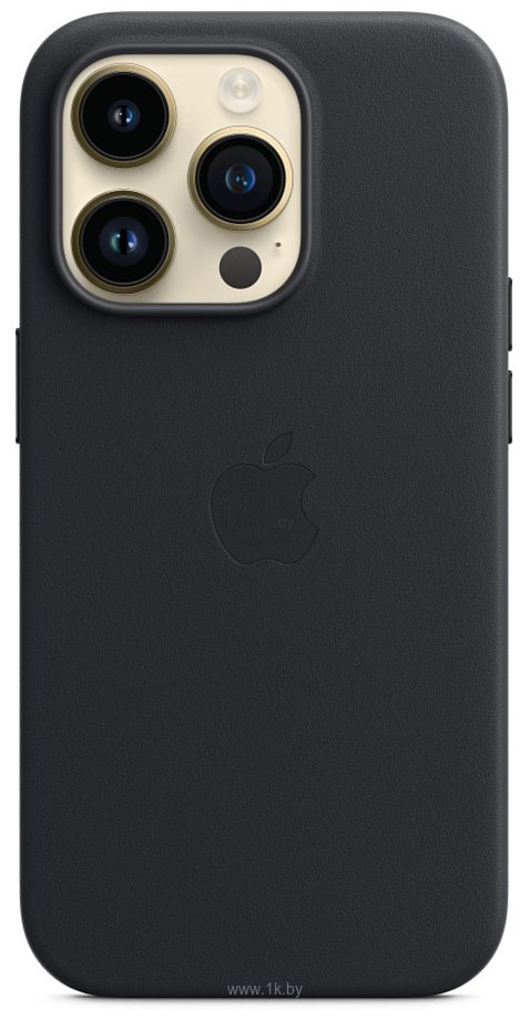 Фотографии Apple MagSafe Leather Case для iPhone 14 Pro (темная ночь)