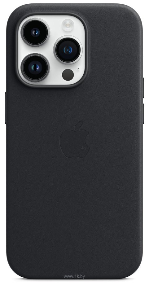 Фотографии Apple MagSafe Leather Case для iPhone 14 Pro (темная ночь)