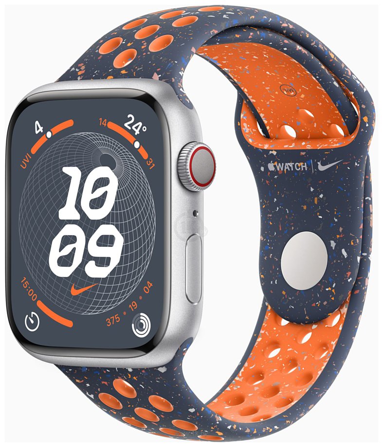 Фотографии Apple Watch Series 9 LTE 45 мм (алюминиевый корпус, спортивный Nike S/M)
