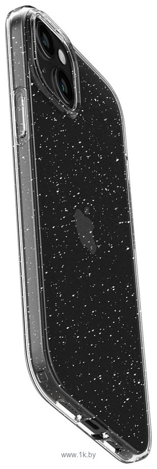 Фотографии Spigen Liquid Crystal Glitter для iPhone 15 ACS06788 (затемненный/прозрачный)