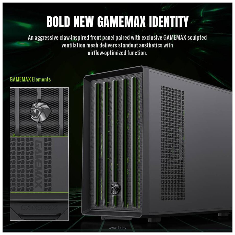 Фотографии GameMax Legend CLAW 360 (черный) Фотографии GameMax Legend CLAW 360 (черный)