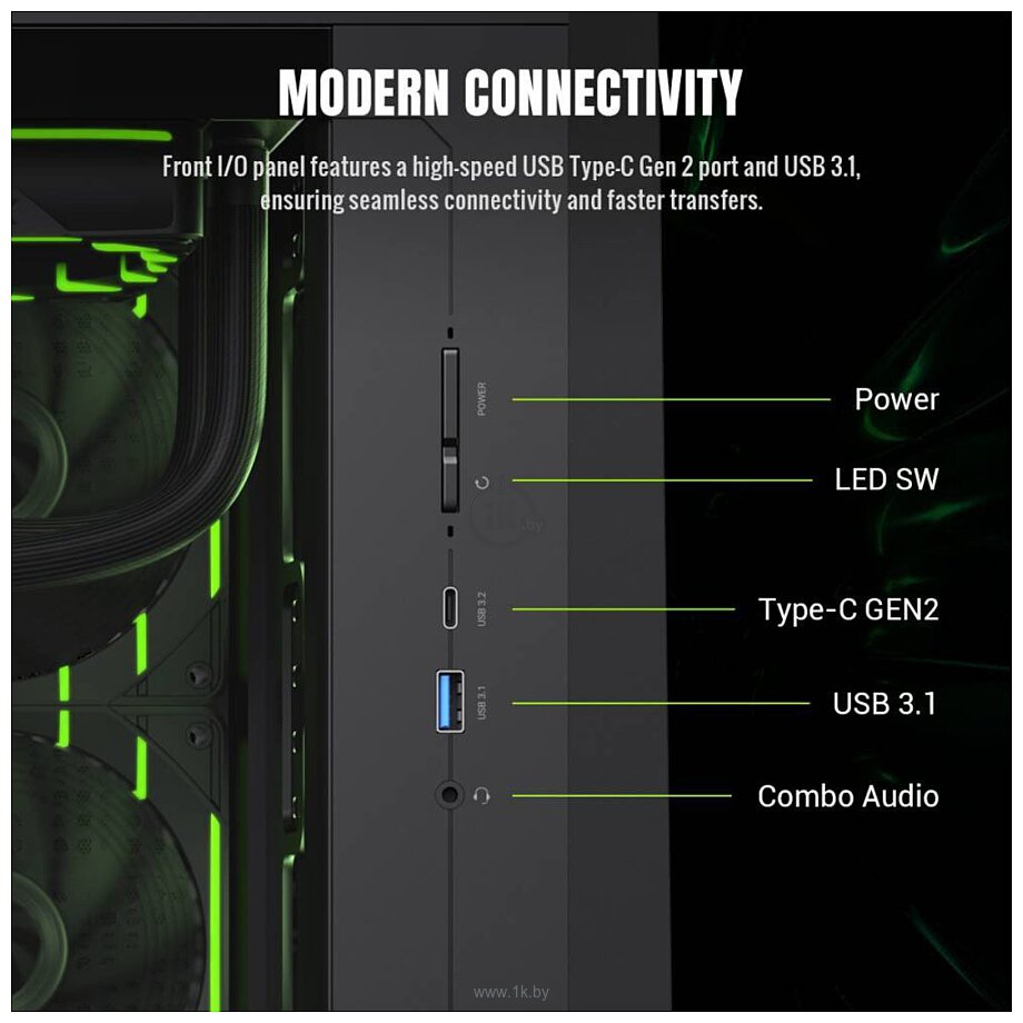 Фотографии GameMax Legend CLAW 360 (черный) Фотографии GameMax Legend CLAW 360 (черный)