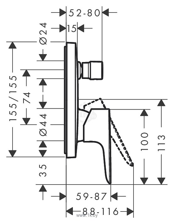 Фотографии Hansgrohe Talis E 71745000 + 01800180/01810180