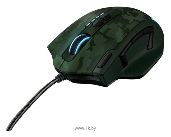 Фотографии Trust GXT 155 Gaming Mouse Camouflage Green USB
