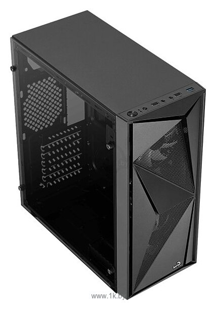 Фотографии AeroCool Glider Tempered Glass Black