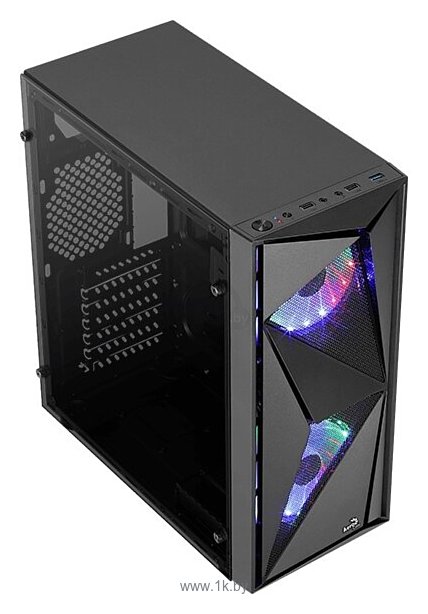 Фотографии AeroCool Glider Tempered Glass Black