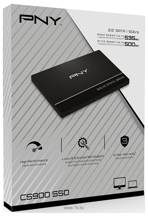 Фотографии PNY CS900 250GB SSD7CS900-250-RB