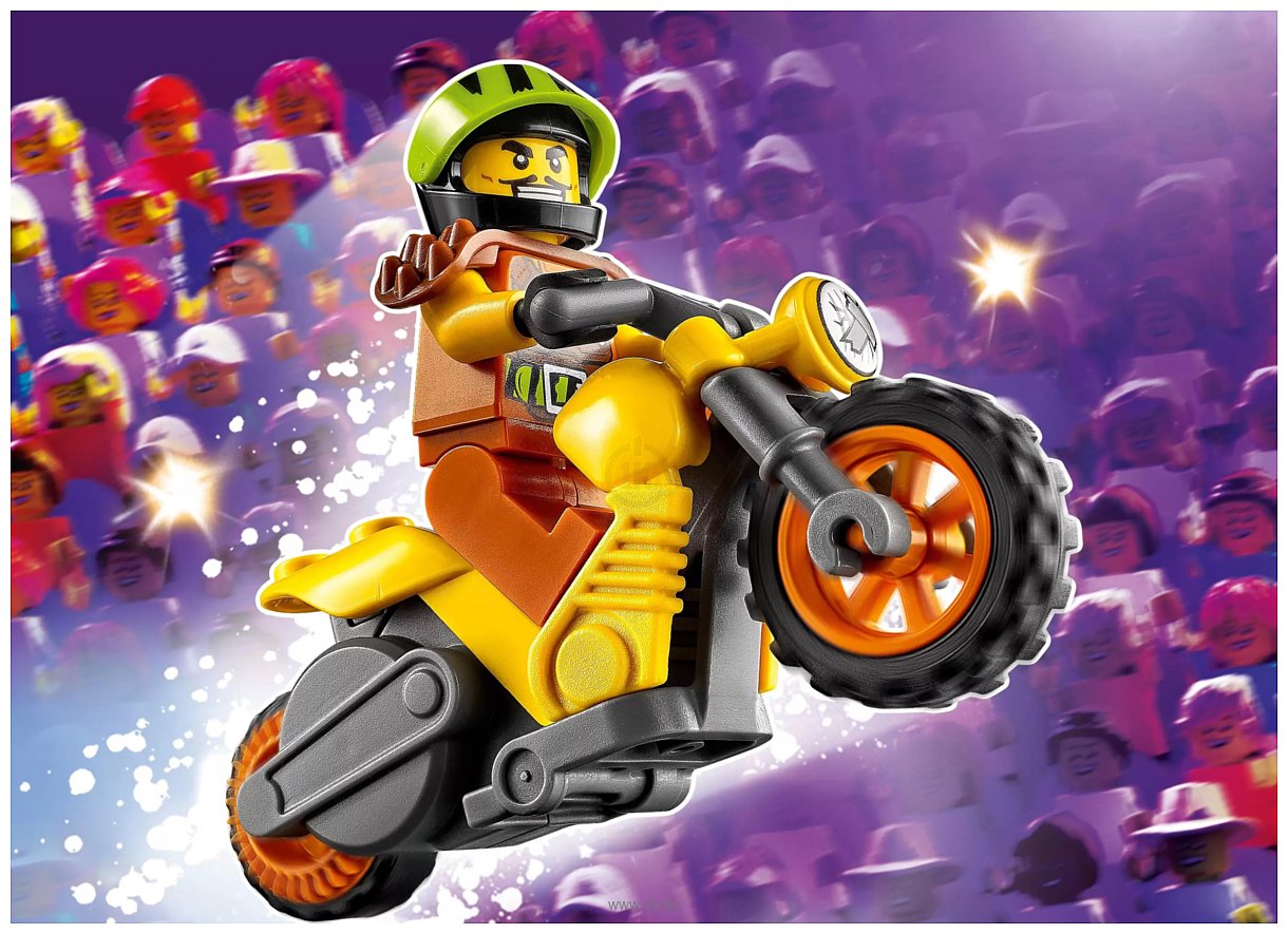Фотографии LEGO City Stuntz 60297 Разрушительный трюковый мотоцикл