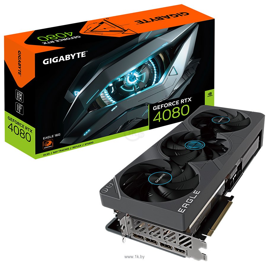 Фотографии Gigabyte GeForce RTX 4080 Eagle (GV-N4080EAGLE-16GD)