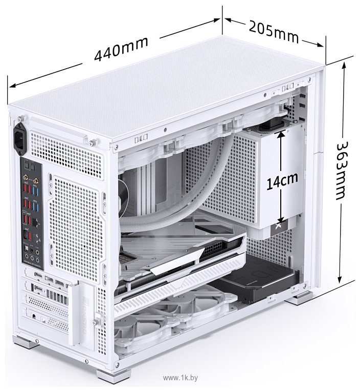 Фотографии Jonsbo D31 Mesh (белый)