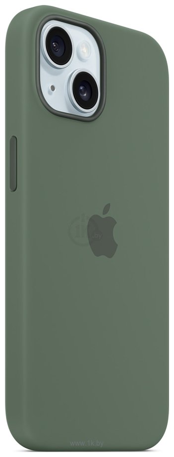 Фотографии Apple MagSafe Silicone Case для iPhone 15 (кипарис)