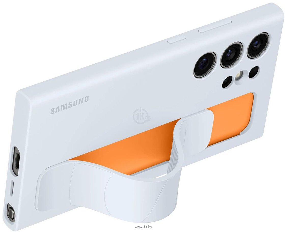 Фотографии Samsung Standing Grip Case S24 Ultra (светло-голубой)