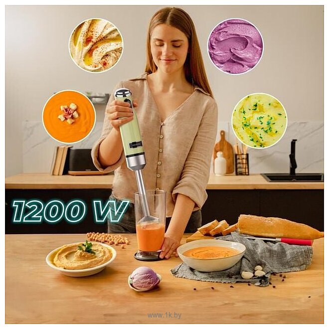 Фотографии Cecotec Power RetroGreen 1200MAX Cream&Crush